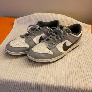 Nike Gray and White Sneakers